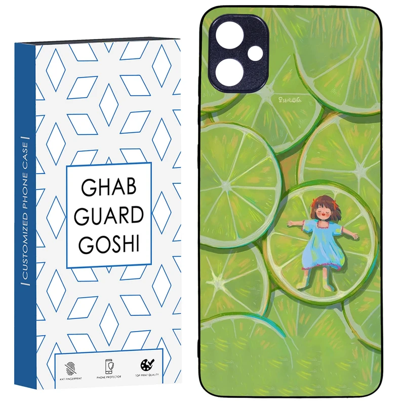 کاور قاب گارد گوشی طرح دختر لیمویی کد TPU-258 مناسب برای گوشی موبایل سامسونگ Galaxy A05