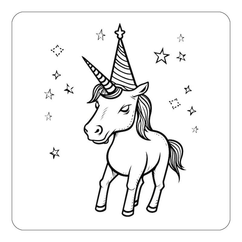 مگنت کاکتی طرح اسب تک شاخ و یونیکورن مدل mp30472