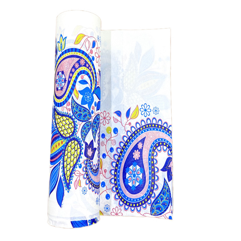 سفره یکبار مصرف  فصل من مدل کاغذی  کد 70 رول 12 متری