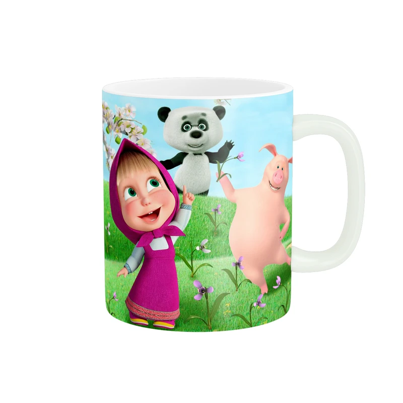 ماگ پاد آفرین طرح ماشا ومیشا کد 3813 