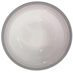 کاسه سالاد خوری چینی زرین ایران مدل سیلورلاینر درجه عالی