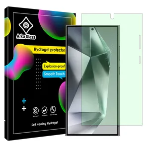 Arca Glass Eye Car model Green light screen protector suitable for Samsung Galaxy S24 ULTRA mobile phone