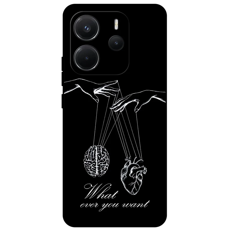 کاور مگافون طرح فکر و احساس مدل 1899 مناسب برای گوشی موبایل شیائومی Redmi Note 14 4G