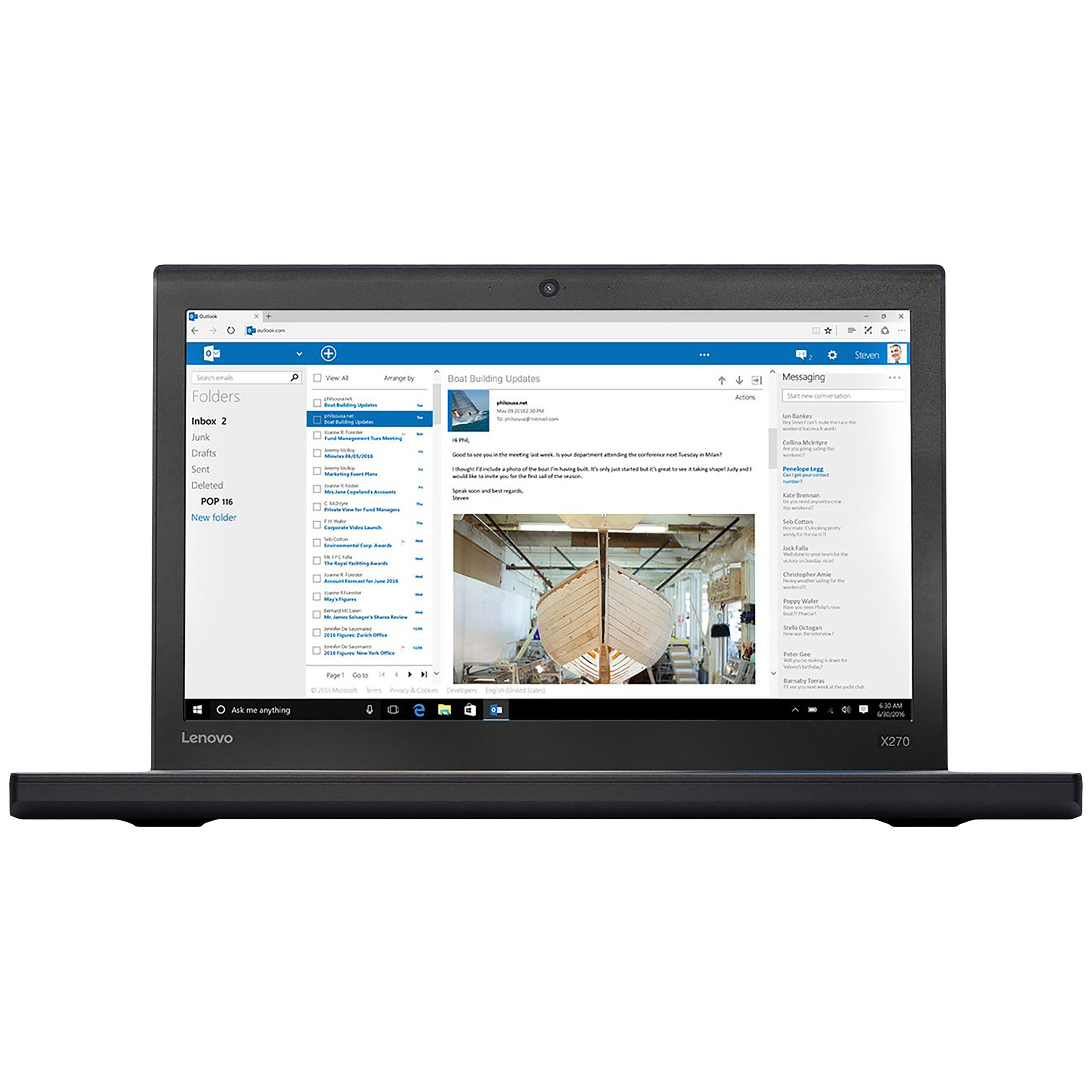 قیمت و خرید لپ تاپ 12.5 اینچی لنوو مدل ThinkPad X270 قیمت و خرید لپ تاپ 12.5 اینچی لنوو مدل ThinkPad X270