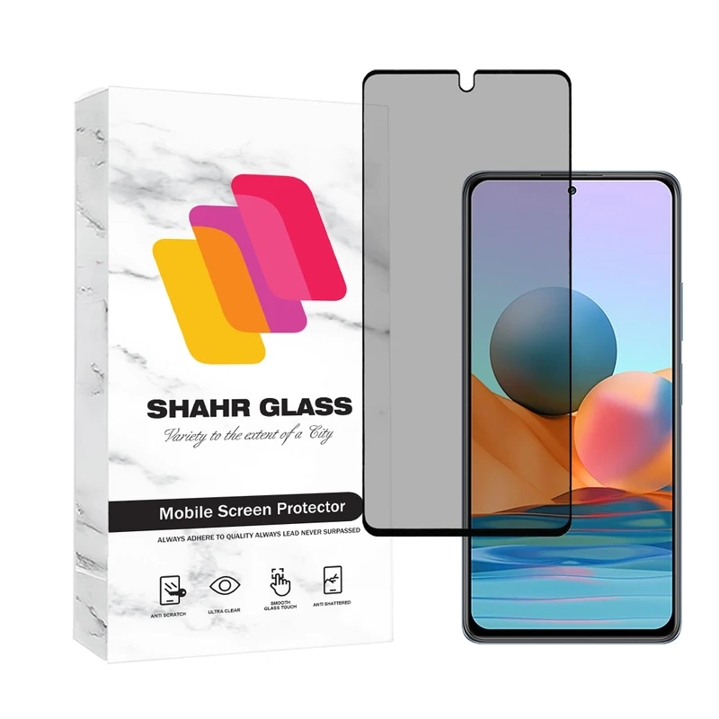 محافظ صفحه نمایش حریم شخصی شهر گلس مدل PRIVFULLS مناسب برای گوشی موبایل شیائومی Redmi Note 10 Pro / Redmi Note 10 Pro Max / Redmi K50 / K50 Pro / K50 Ultra / K50 Gaming / Redmi Note 11 Pro 4G 