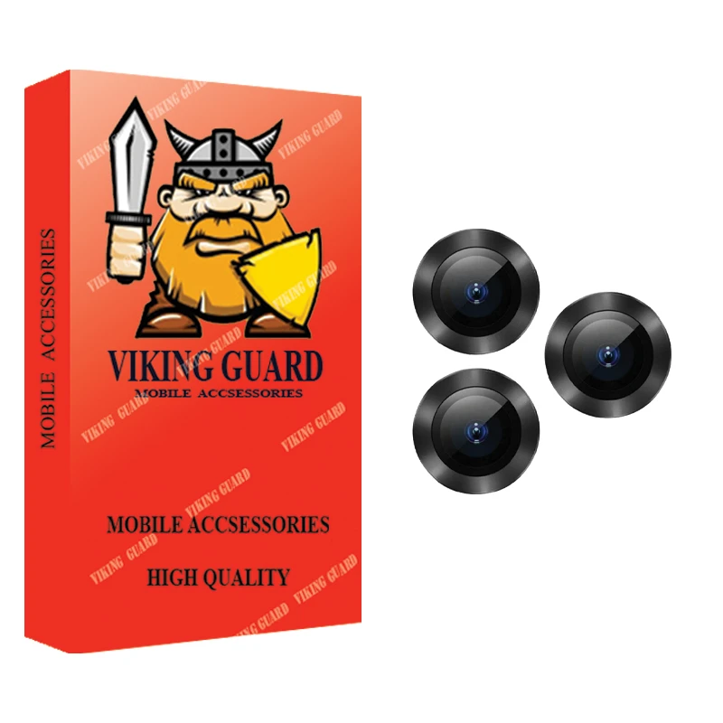 محافظ لنز دوربین وایکینگ گارد مدل RNV مناسب برای گوشی موبایل اپل iPhone 16 Pro Max