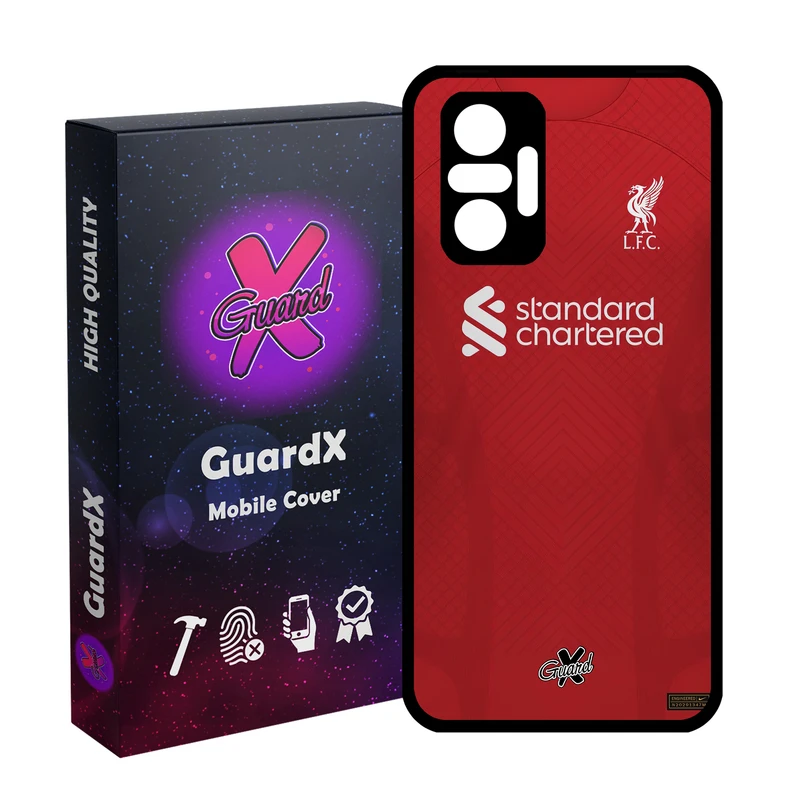 کاور گارد ایکس طرح لیورپول مدل Glass10468 مناسب برای گوشی موبایل شیائومی Redmi Note 10 Pro/Note 10 Pro Max