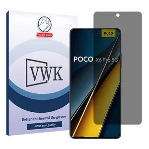 VWK Tough model privacy screen protector suitable for Xiaomi Poco X6 Pro mobile phone
