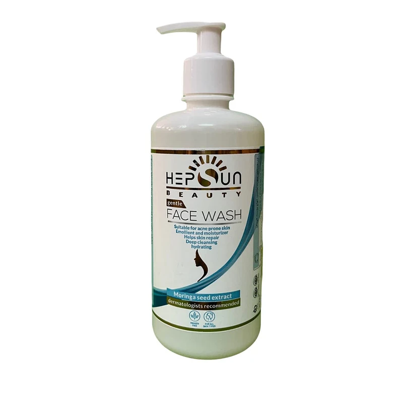 ژل شستشو صورت هپسان مدل zinc حجم 450 میلی لیتر