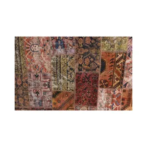 کلاژ فرش دستباف 3 متری مدل وینتج کد 16