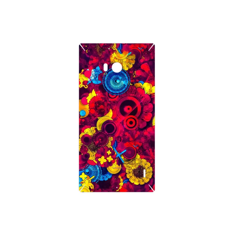 برچسب پوششی ماهوت مدل Vector Flower Garden Digital Art مناسب برای گوشی موبایل نوکیا Lumia 930