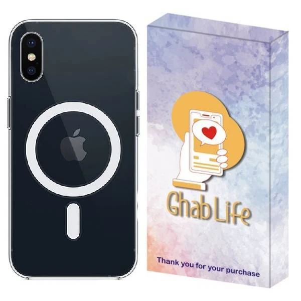 کاور قاب لایف مدل مگ سیف طرح MGSAFE مناسب برای گوشی موبایل اپل iPhone X