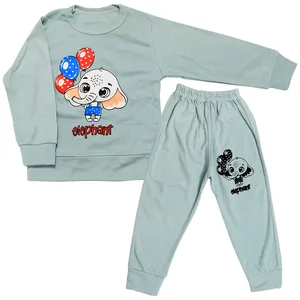ست سویشرت و شلوار دخترانه مدل فیل کد GB
