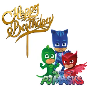 تاپر تزیین کیک مدل شب نقاب مجموعه 2 عددی