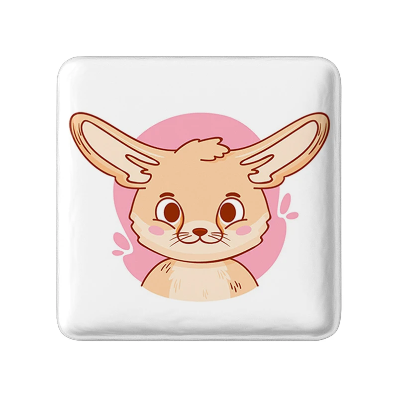 مگنت خندالو طرح حیوانات بامزه مدل مربعی کد 37140