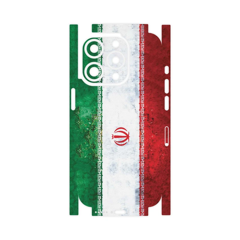برچسب پوششی ماهوت مدل IRAN_Flag_1-FullSkin مناسب برای گوشی موبایل اپل iPhone 15 Pro