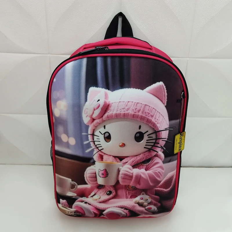 عکس شماره 6 : کوله پشتی مدل کیتی به همراه جامدادی