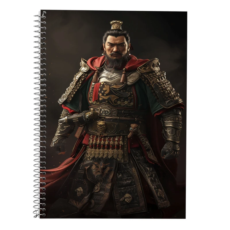 دفتر زبان 50 برگ مدوپد مدل سه خط طرح حیوانات جنگجو کد DF14866