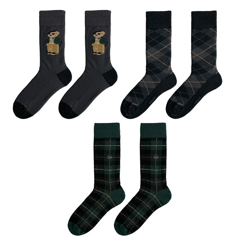 جوراب مردانه ال سون مدل پلو استایل کد PH962 مجموعه 3 عددی