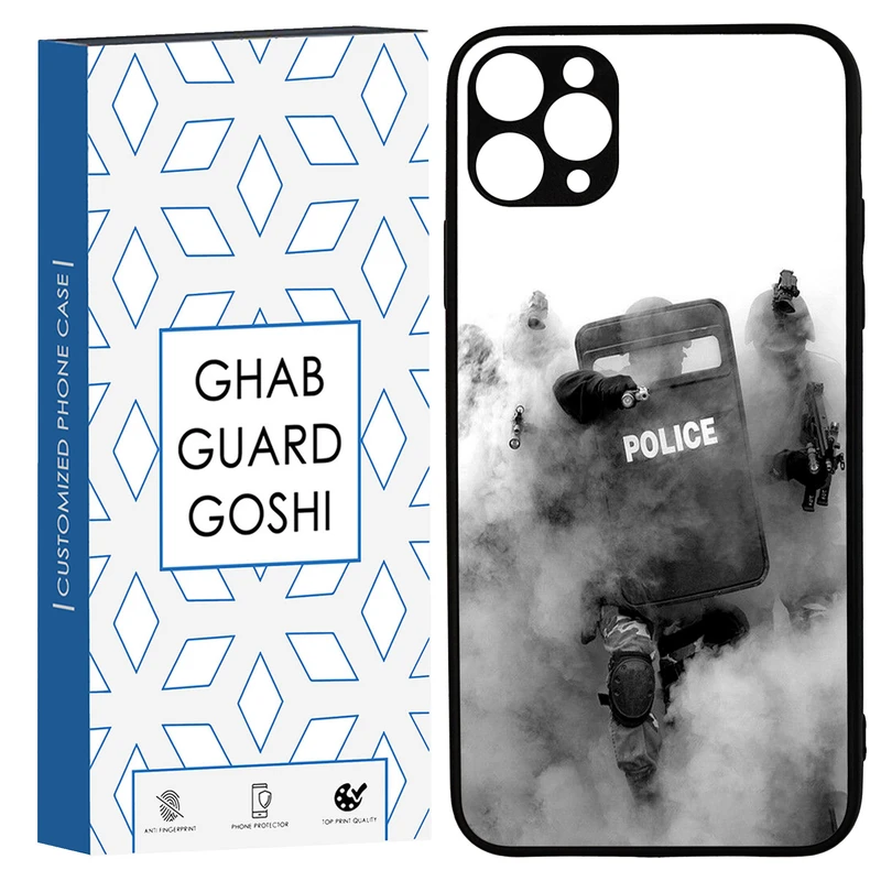 کاور قاب گارد گوشی طرح police کد TPU-136 مناسب برای گوشی موبایل اپل IPHONE 11promax