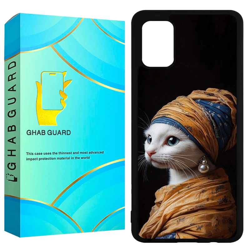 کاور قاب گارد طرح گربه مدل GCHPA51 مناسب برای گوشی موبایل سامسونگ  Galaxy A51 4G / A51 5G