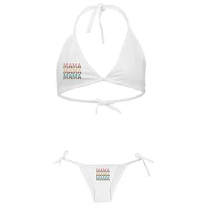 ست شورت و سوتین زنانه طرح نوشته انگلیسی مدل 10