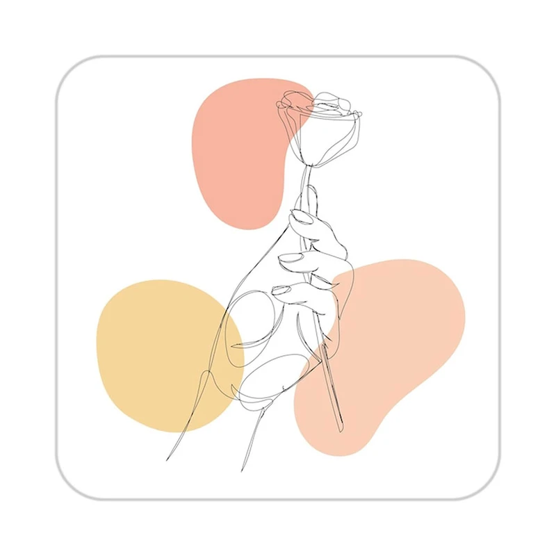 زیر لیوانی کاکتی طرح عاشقانه مدل mp38895