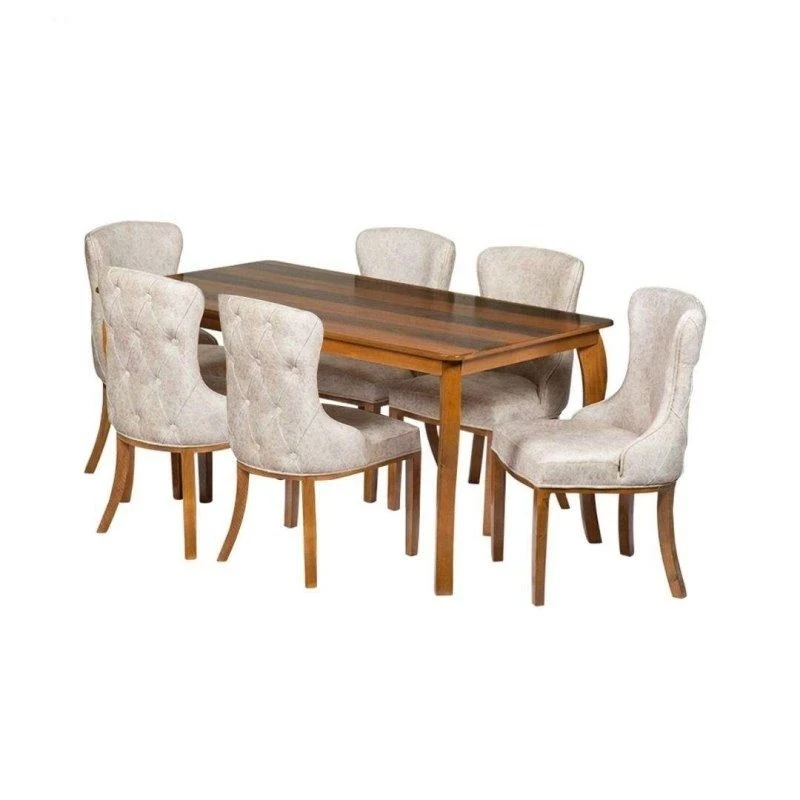 میز و صندلی ناهارخوری 6 نفره مدل chester06