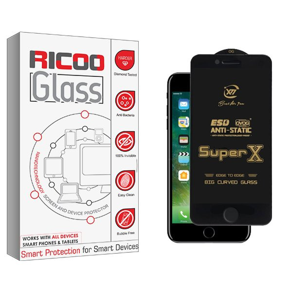 محافظ صفحه نمایش ریکو مدل RiC2 مناسب برای گوشی موبایل اپل iPhone 6 / 6s / 7 / 8