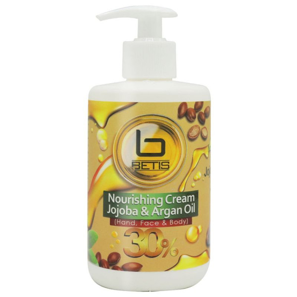 کرم مرطوب کننده بتیس مدل argan & jojobaba حجم 400 میلی لیتر