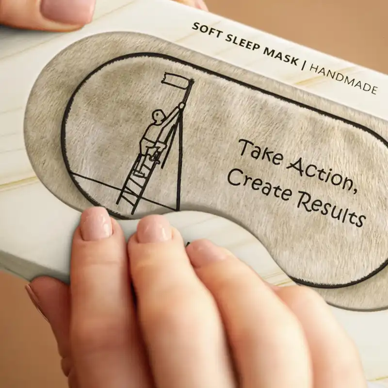 چشم بند خواب کاوا ماسک مدل انگیزشی