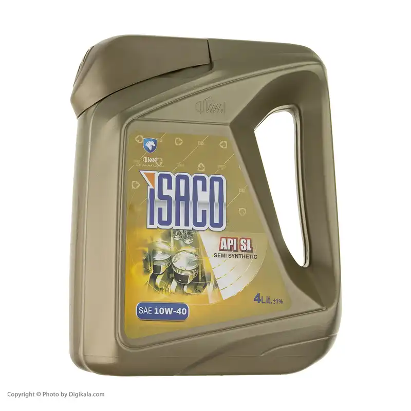 روغن موتور ایساکو مدل SAE 10W40 کد 0770702399 حجم 4 لیتر