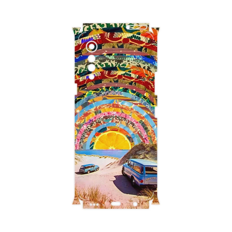 برچسب پوششی ماهوت مدل Collage of Orange Sky-FullSkin مناسب برای گوشی موبایل ال جی Velvet 5G