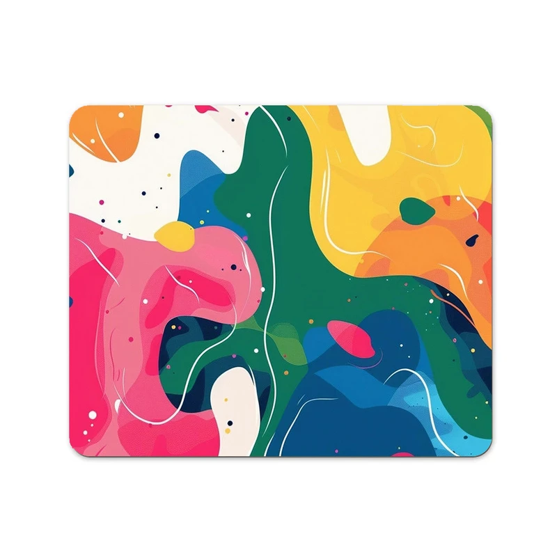 ماوس پد پاد آفرین مدل اشکال رنگارنگ کد DKMP63 سایز 24*19 سانتی متر