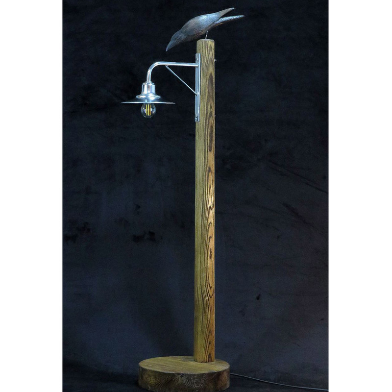 چراغ مطالعه مدل تیر برق و کلاغ کد 003