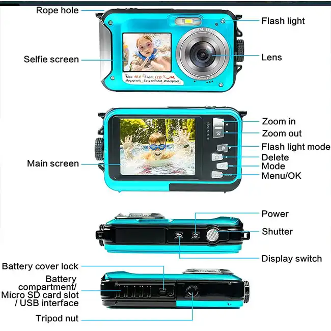 دوربین فیلم برداری ورزشی مدل s&a