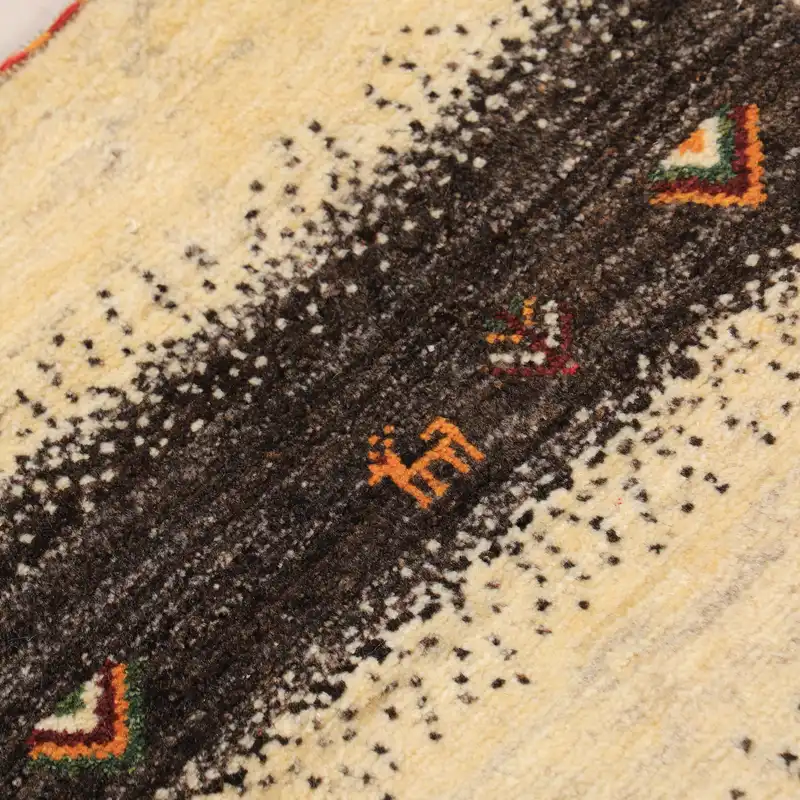 گبه دستباف نیم متری مدل درخشان کد 40101252