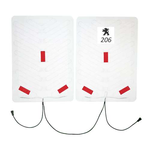 گرم کن صندلی خودرو مدل پژو 206 با کلید چراغ دار