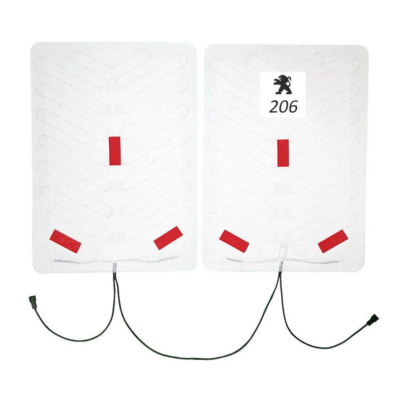 گرم کن صندلی خودرو مدل پژو 206 با کلید چراغ دار