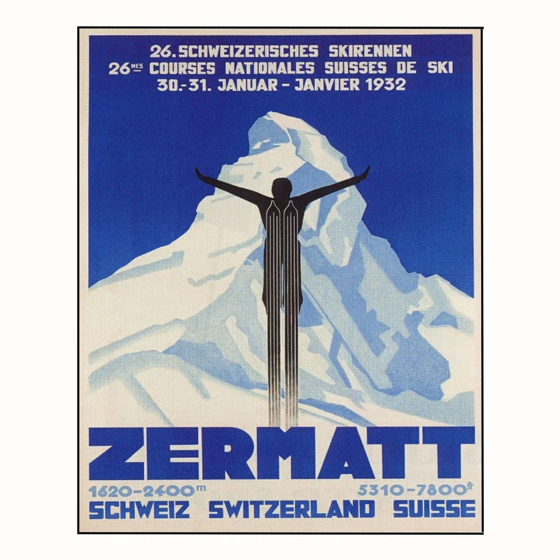 پوستر مدل طبیعت زرمات 2