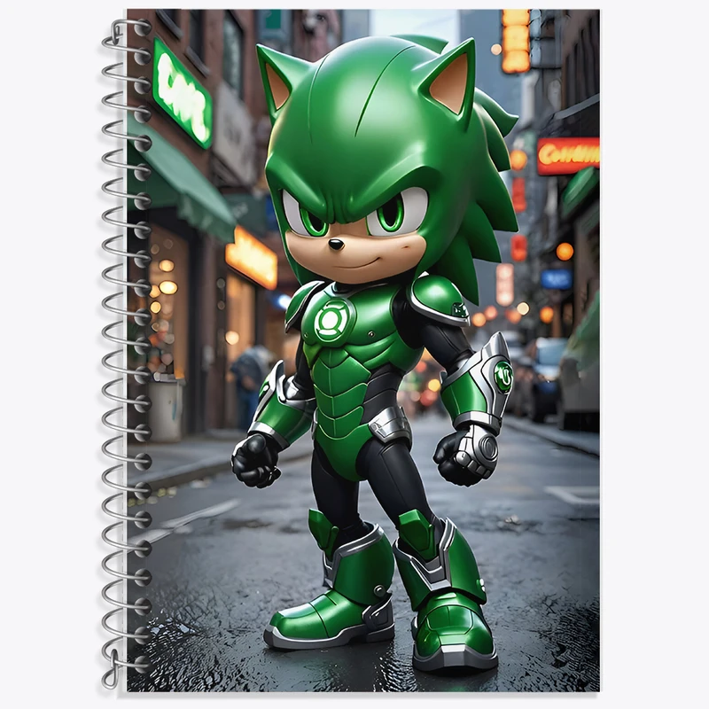 دفتر لغت 50 برگ خندالو طرح سونیک (Sonic) کد F6878