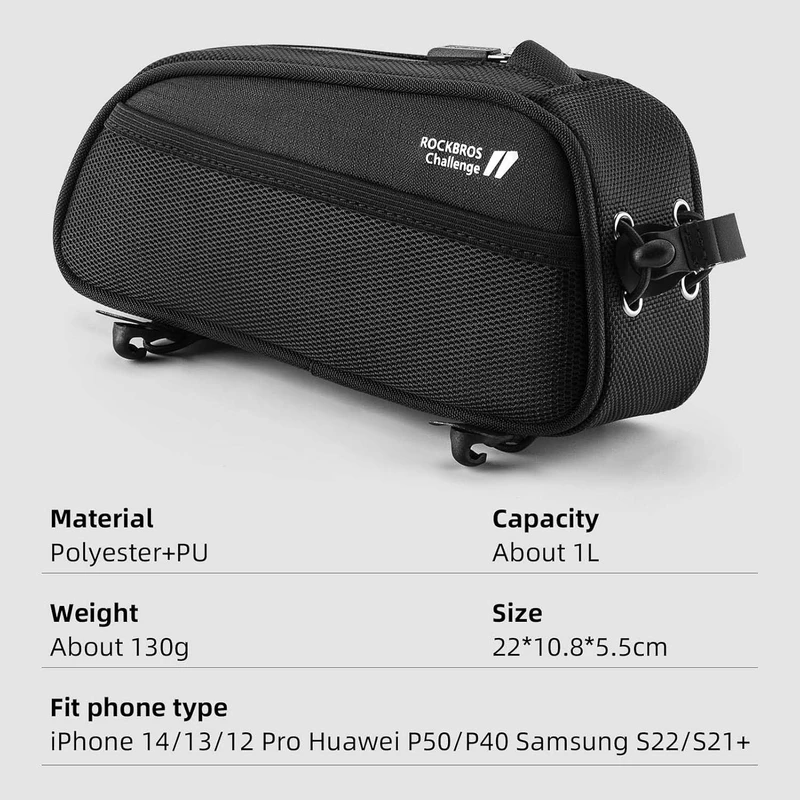 عکس شماره 10 : کیف تنه دوچرخه راک براس مدل mesh pocket کد 2044