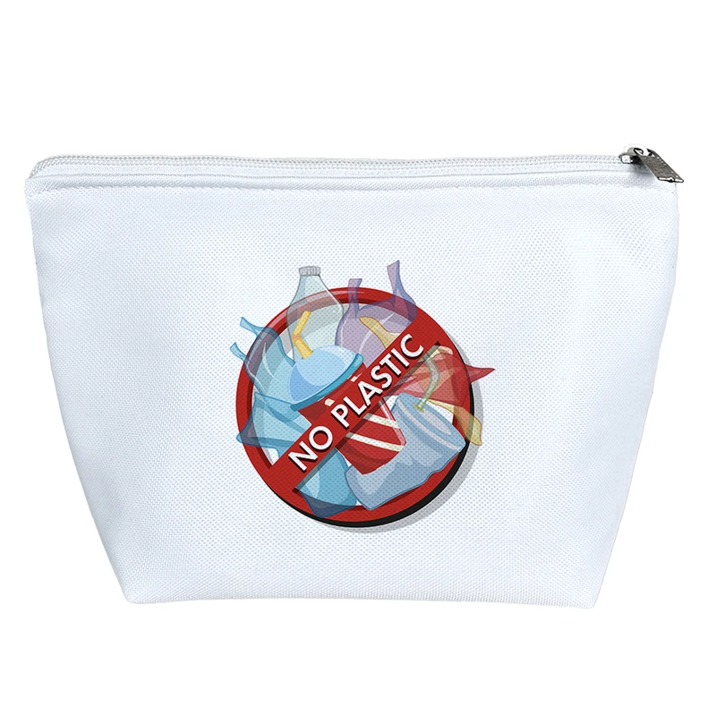 کیف لوازم آرایش دخترانه خندالو مدل به کیسه پلاستیکی نه بگوییم کد 2389