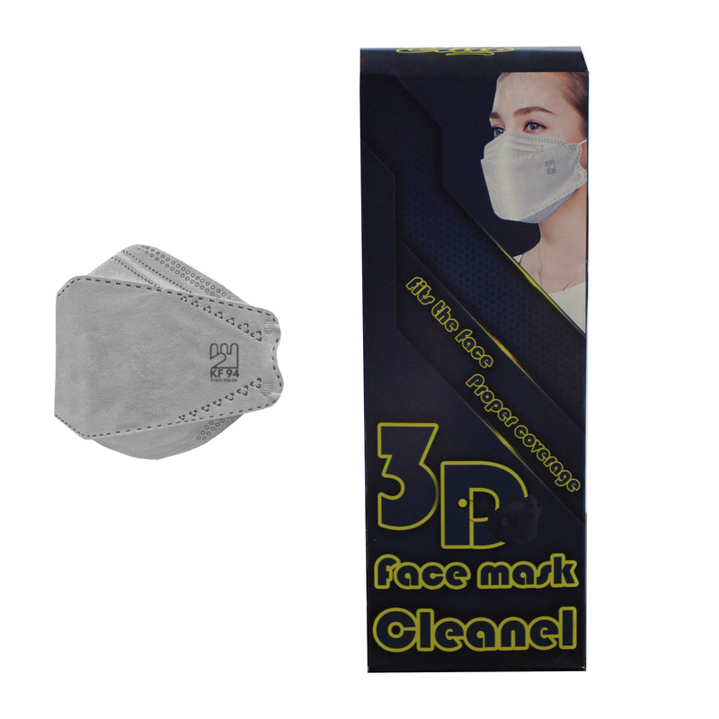 ماسک تنفسی کلینل مدل 3 بعدی 5 لایه ملت بلون دار بسته 25 عددی ماسک تنفسی کلینل مدل 3 بعدی 5 لایه ملت بلون دار بسته 25 عددی