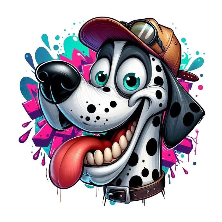 استیکر پارچه و لباس پاد آفرین مدل کارتونی کد S182