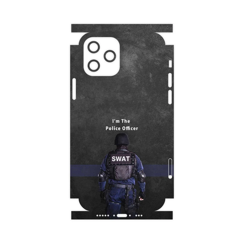 برچسب پوششی ماهوت مدل Police Officer-FullSkin مناسب برای گوشی موبایل اپل iPhone 12 Pro