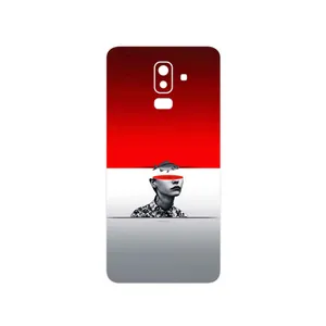 MAHOOT Collage of surreal Portrait of Women 1 Cover Sticker for Samsung Galaxy J8