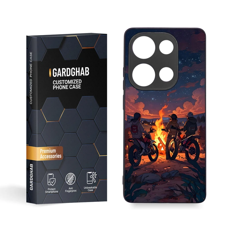 کاور گارد قاب مدل پسرانه مناسب برای گوشی موبایل شیائومی Redmi Note 13 Pro 4G / Poco M6 Pro 4G
