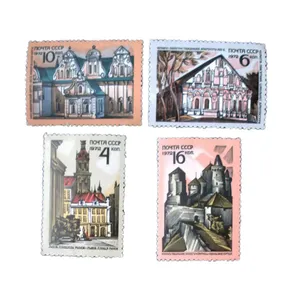 تمبر یادگاری مدل بناهای تاریخی روسیه کد DS4538 مجموعه 4 عددی