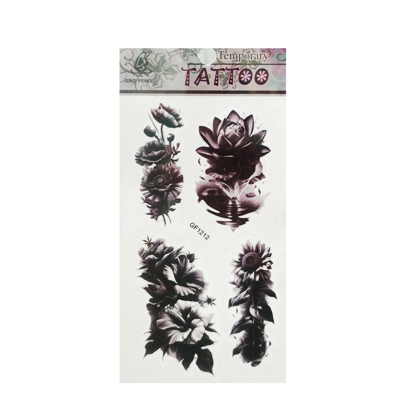 تتو موقت طرح گل کد 95